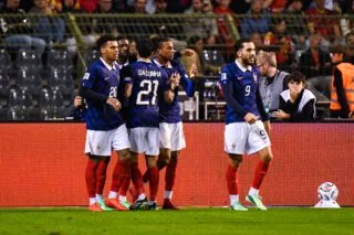 La France avec un milieu inédit contre l'Italie